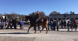 Horsin' around for the holidays.