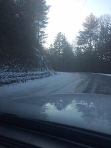 Roads on the northern end of Habersham County remain icy.
