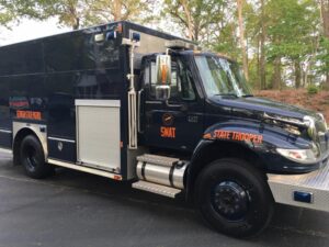 The GSP SWAT team was one of multiple state and local agencies that reponded to the scene. (PHOTO/Habersham Sheriff's Office)