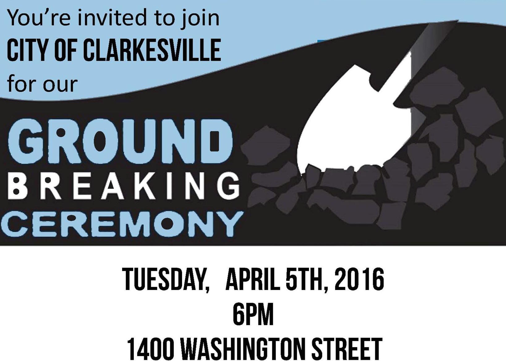 groundbreaking invitation templates
