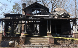 The Millers' 110-year old house was destroyed by fire on Feb. 28, 2016. (PHOTO/Tracy Allison)