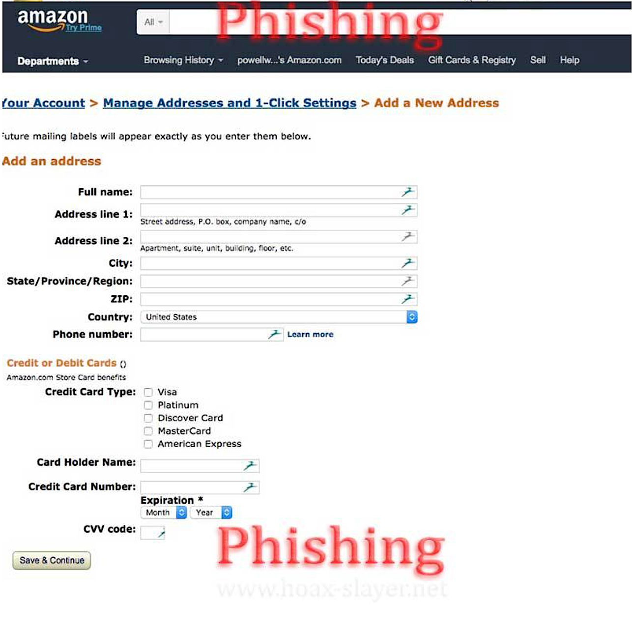what is a phishing scam
