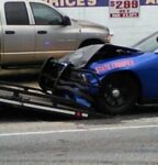 Driver injured in crash with patrol car photo by Jessica Waters