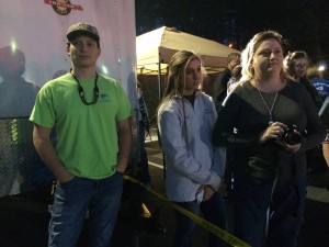 Clarkesville residents Tyler Coulter and Christy Sprinkle (on right).