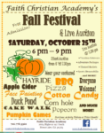 Faith Christian to host fall festival