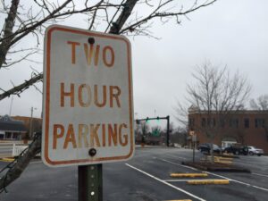 Clarkesville will remove the two hour parking signs downtown. Councilwoman Barrie Aycock says, " It was felt that since this ordinance was not enforceable, it would be best to remove the signs." She says the city's parking ordinance will be revised "accordingly."