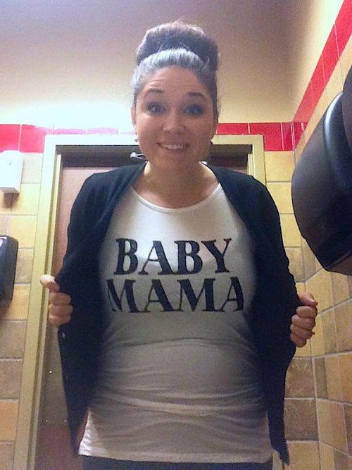 Amber Watson Miller and baby Miller