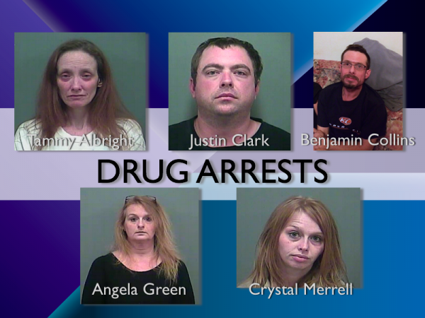 Five arrested in alleged drug ring.001