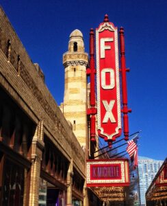 The Fox Theatre is one of Atlanta's most elegant landmarks. The theatre opened in 1929.