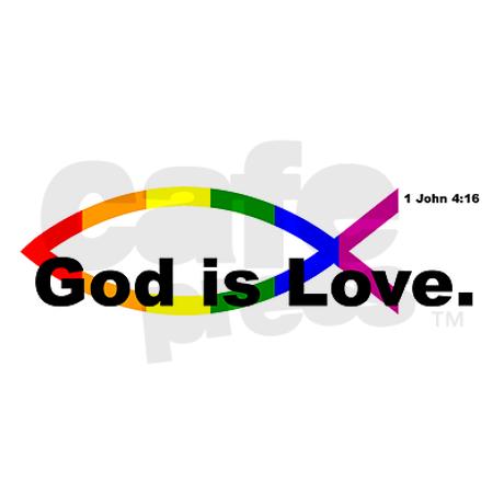 god_is_love_bumper_sticker