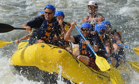 Ben white water rafting