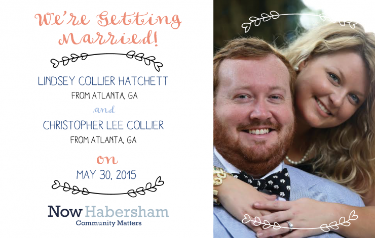 Collier Wedding Announcement