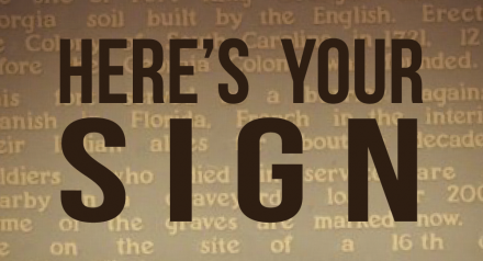 NowHabersham_Here's your sign