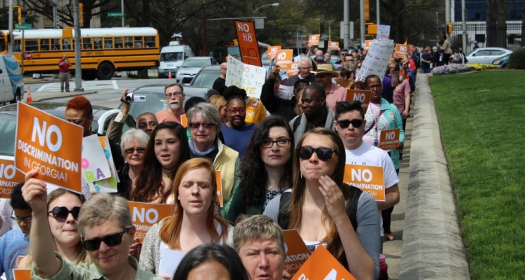 HB 757 protest (PHOTO:GA Voice)