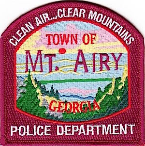 Mt. Airy GA police department badge