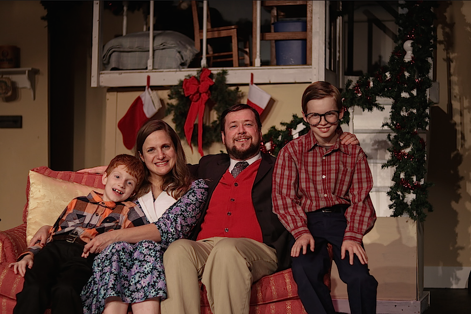 A Christmas Story family photo 2017