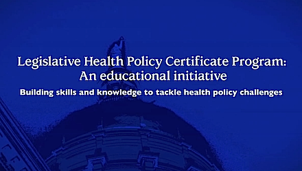 Legislative Health Policey Certificate Program