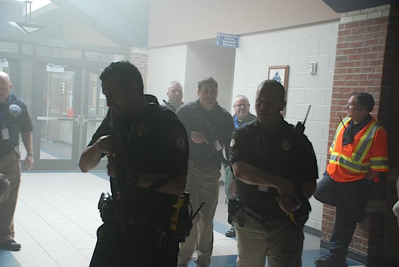 Active shooter drill White County Middle School 3