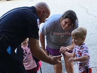 Habersham Emergency Services on the first day of school