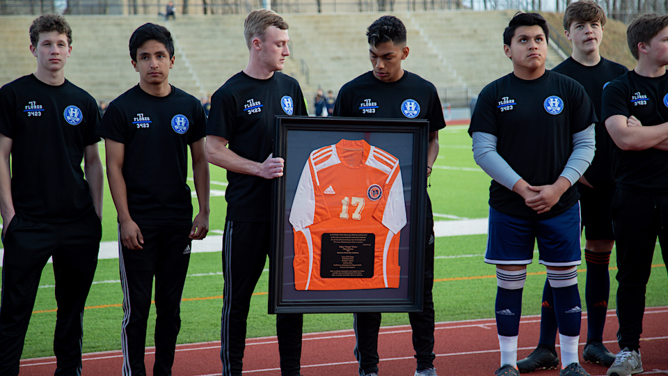 Flores memorial soccer match 1