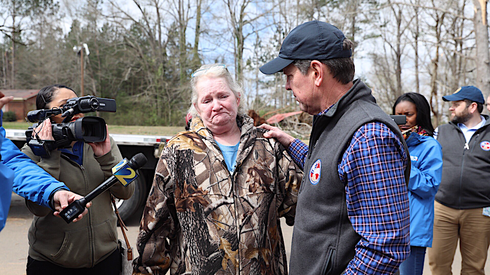 Kemp and woman in Talbot County