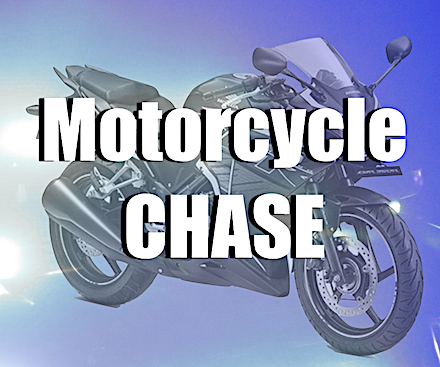 motorcycle chase