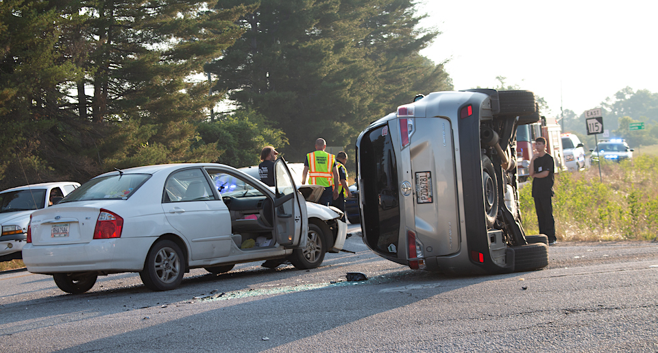 GA 115 overturned wreck 2