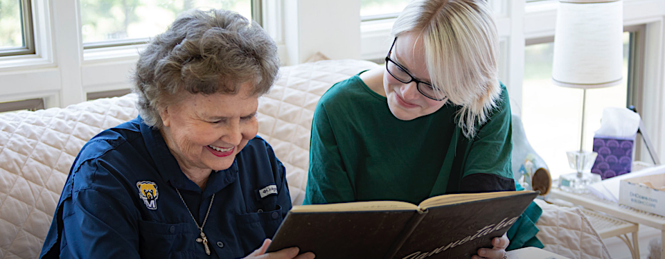 Sylvia Palmer returns to college