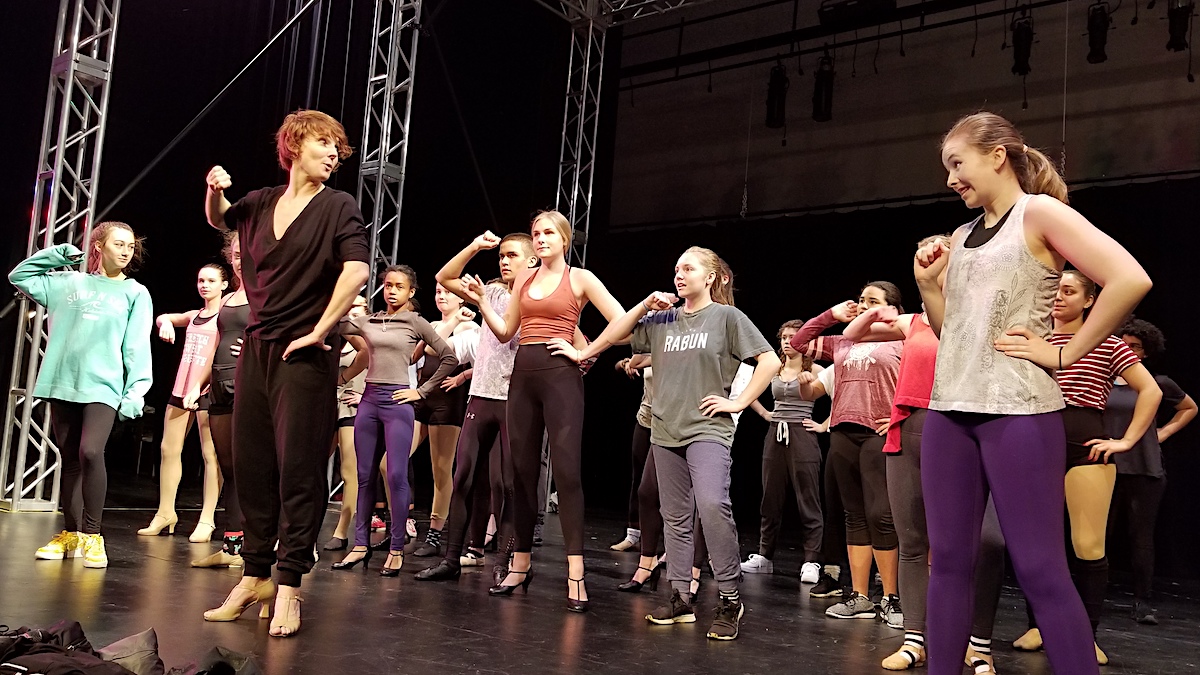 Chryssie Whitehead former Rockette at Rabun Gap