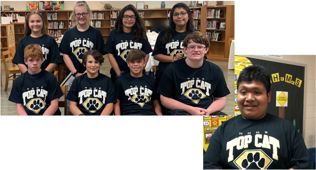 NHMS names Top Cats for August