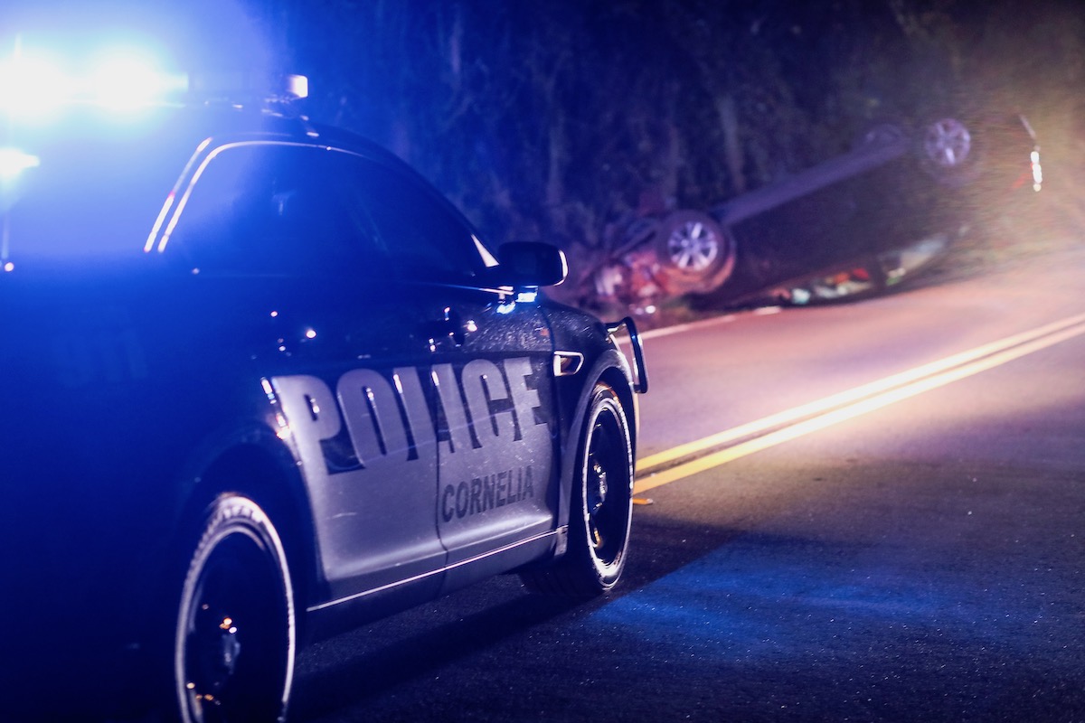 Cornelia Police chase and wreck October 8, 20191