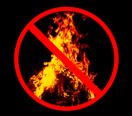 outdoor burn ban