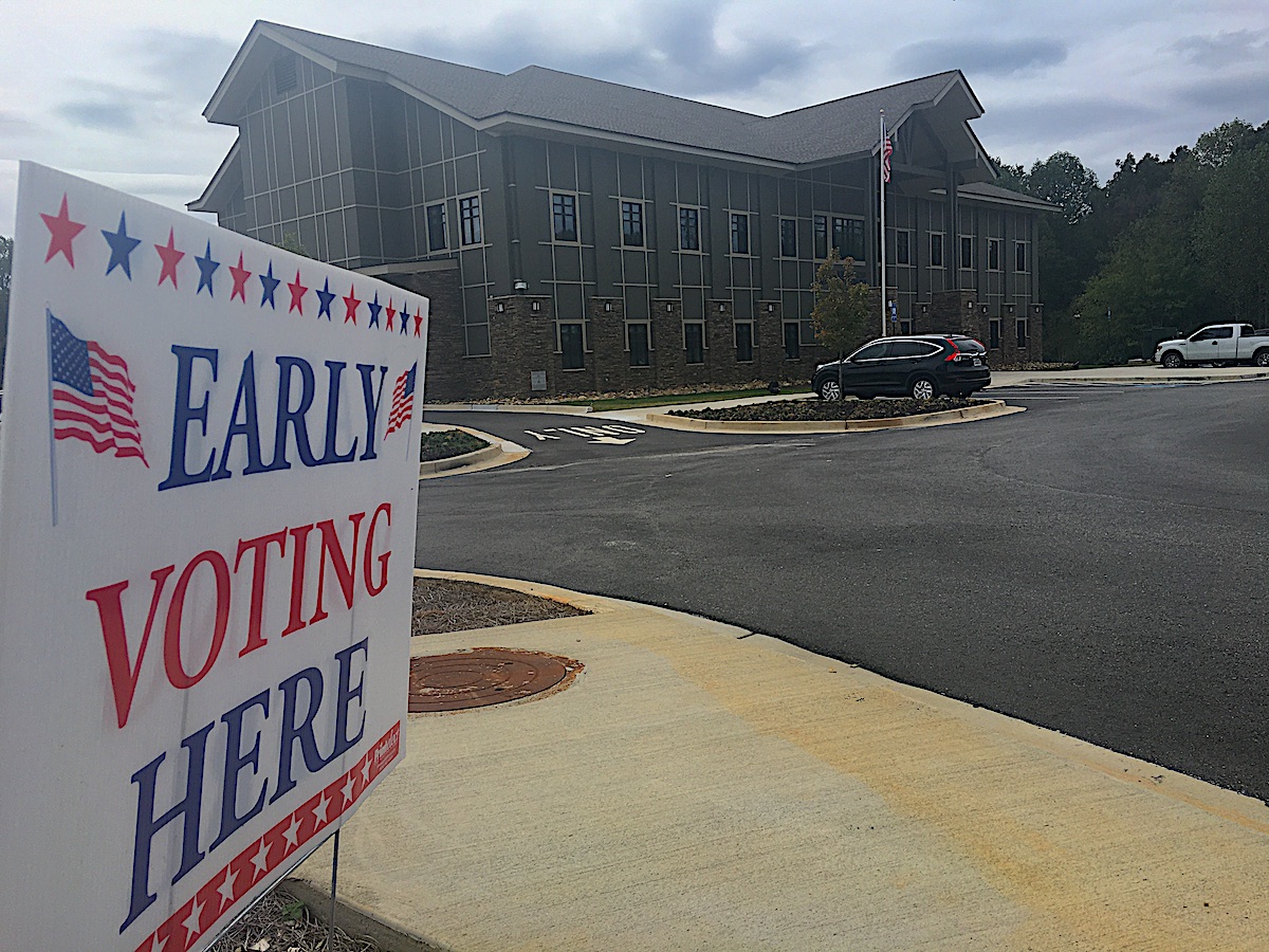 Early voting Habersham County Administration Building