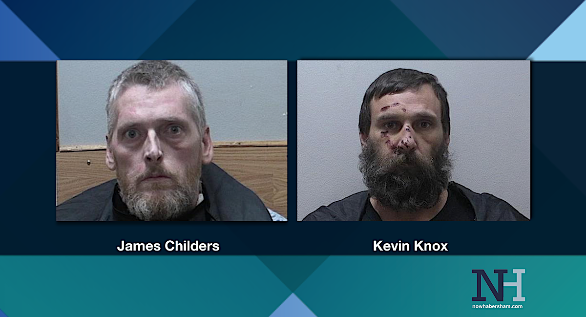 James Childers and Kevin Knox mugshots