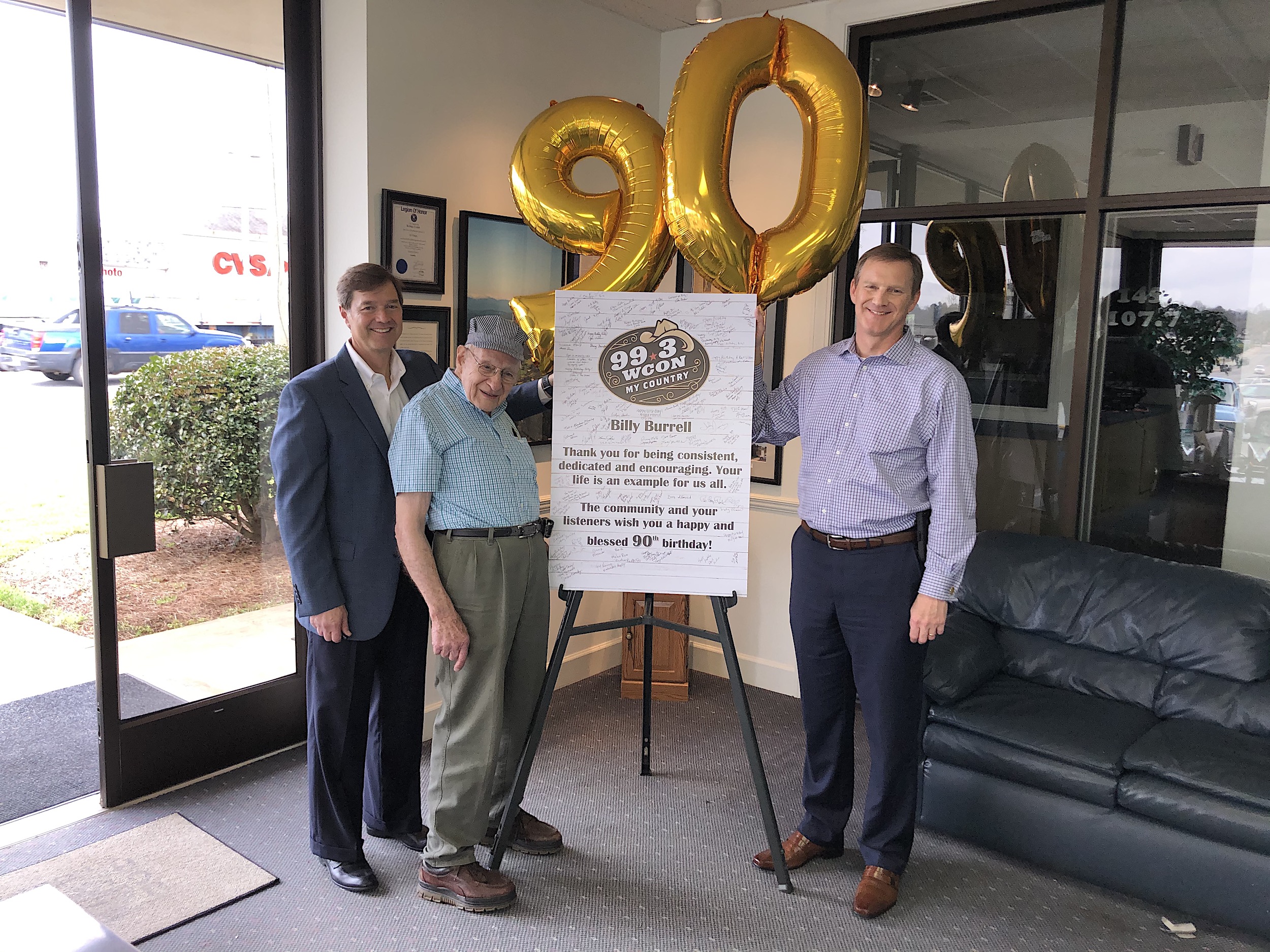 Billy Burrell with David and Clayton Foster