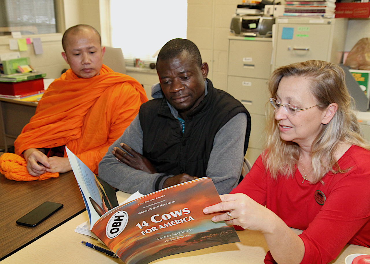 OBH ELA - Michelle with Zedou and Samaleth