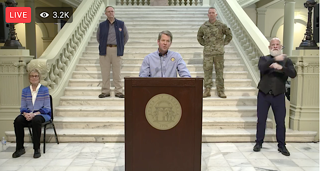 Kemp at State Capitol