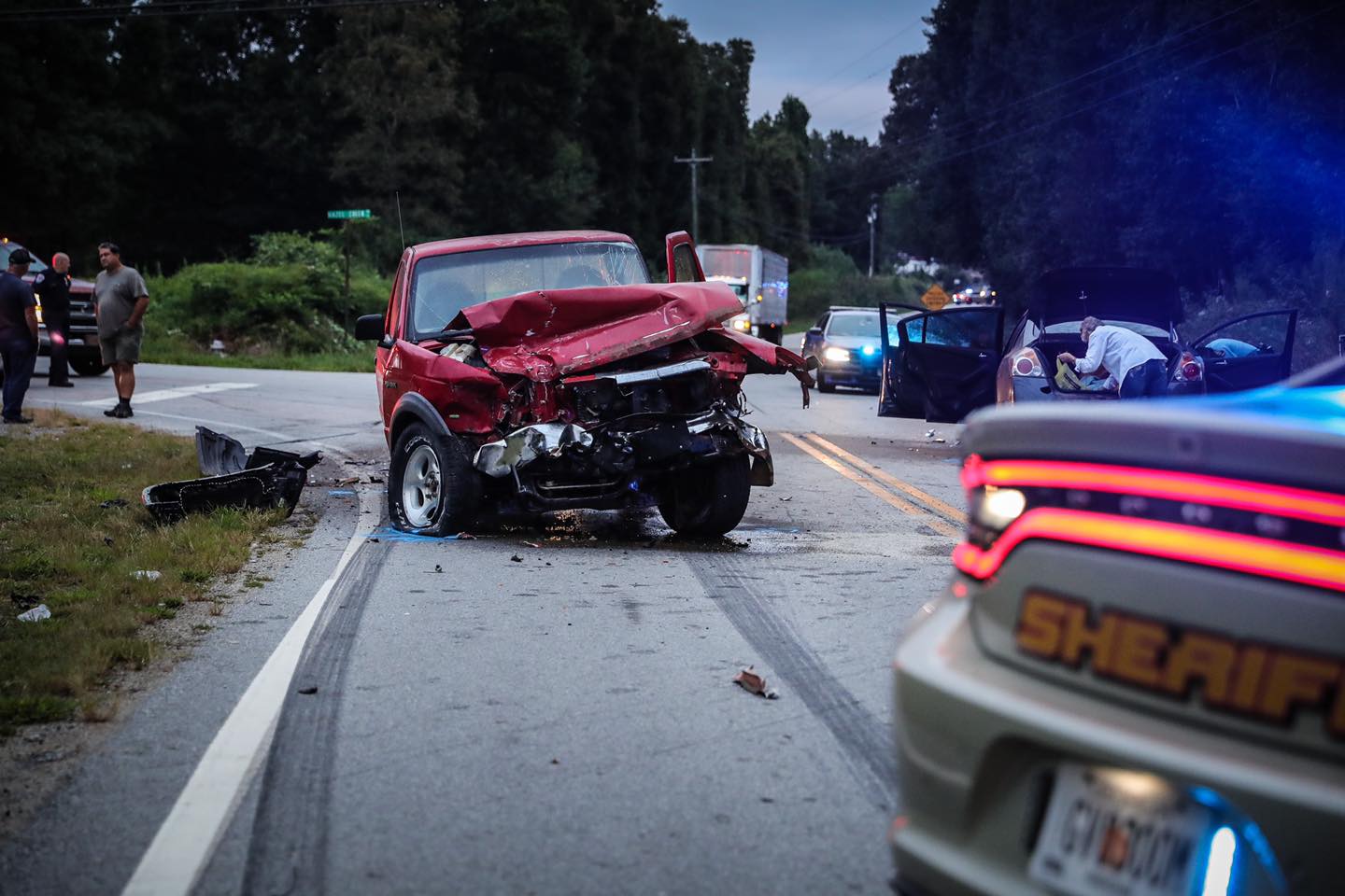 Wreck at Hazel Creek and Dicks Hill Parkway4