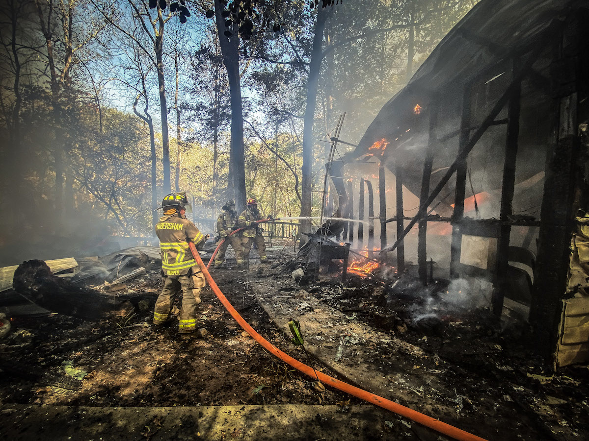 Heads Ferry Road fire1