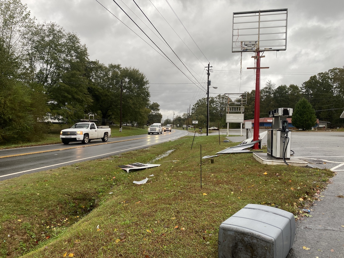 Zeta wind damage in Habersham10