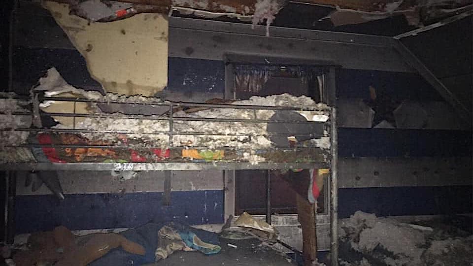 Hollywood Hills Road fire