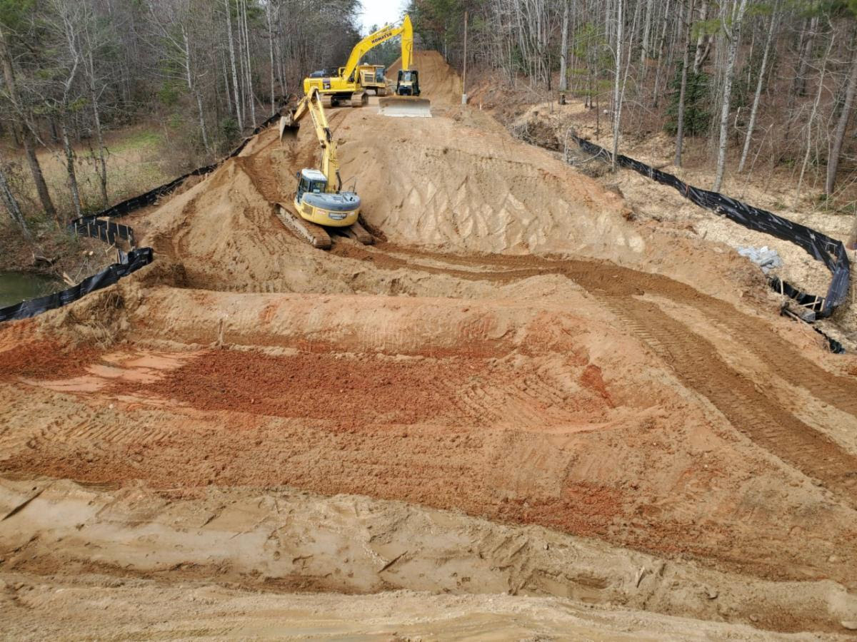 New Liberty Road construction