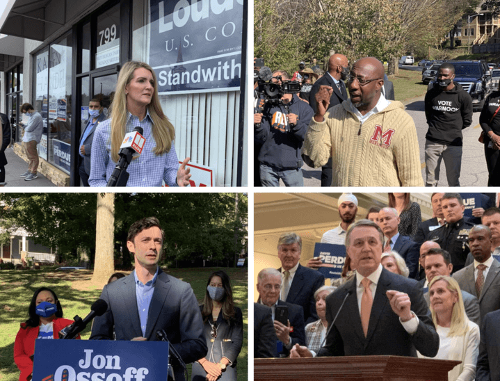 Georgia Senate candidates