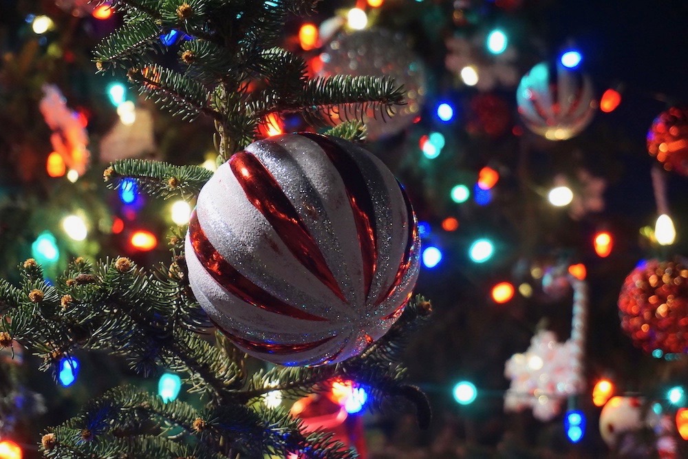 Christmas lights of helen