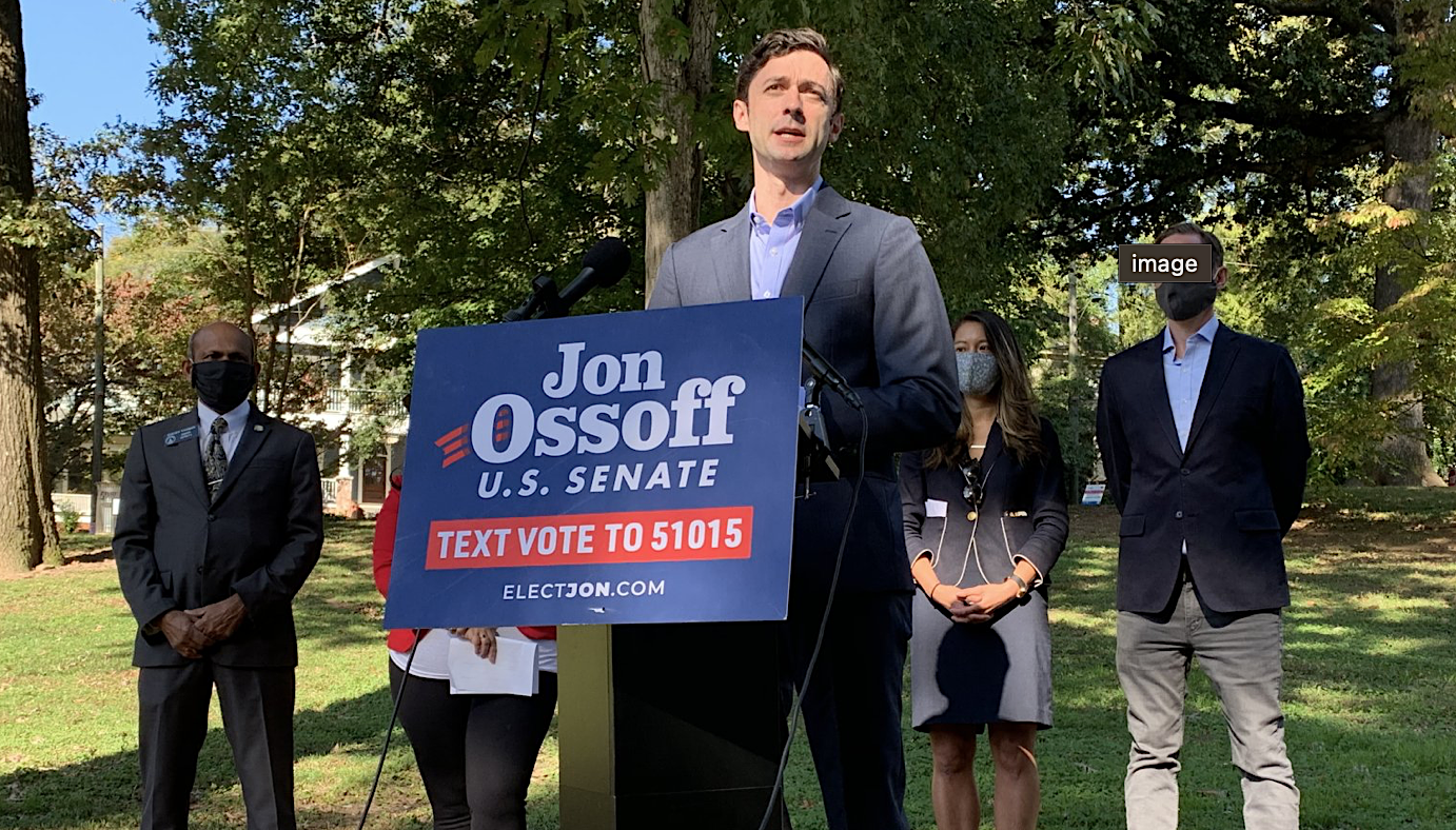 Jon Ossoff declares victory