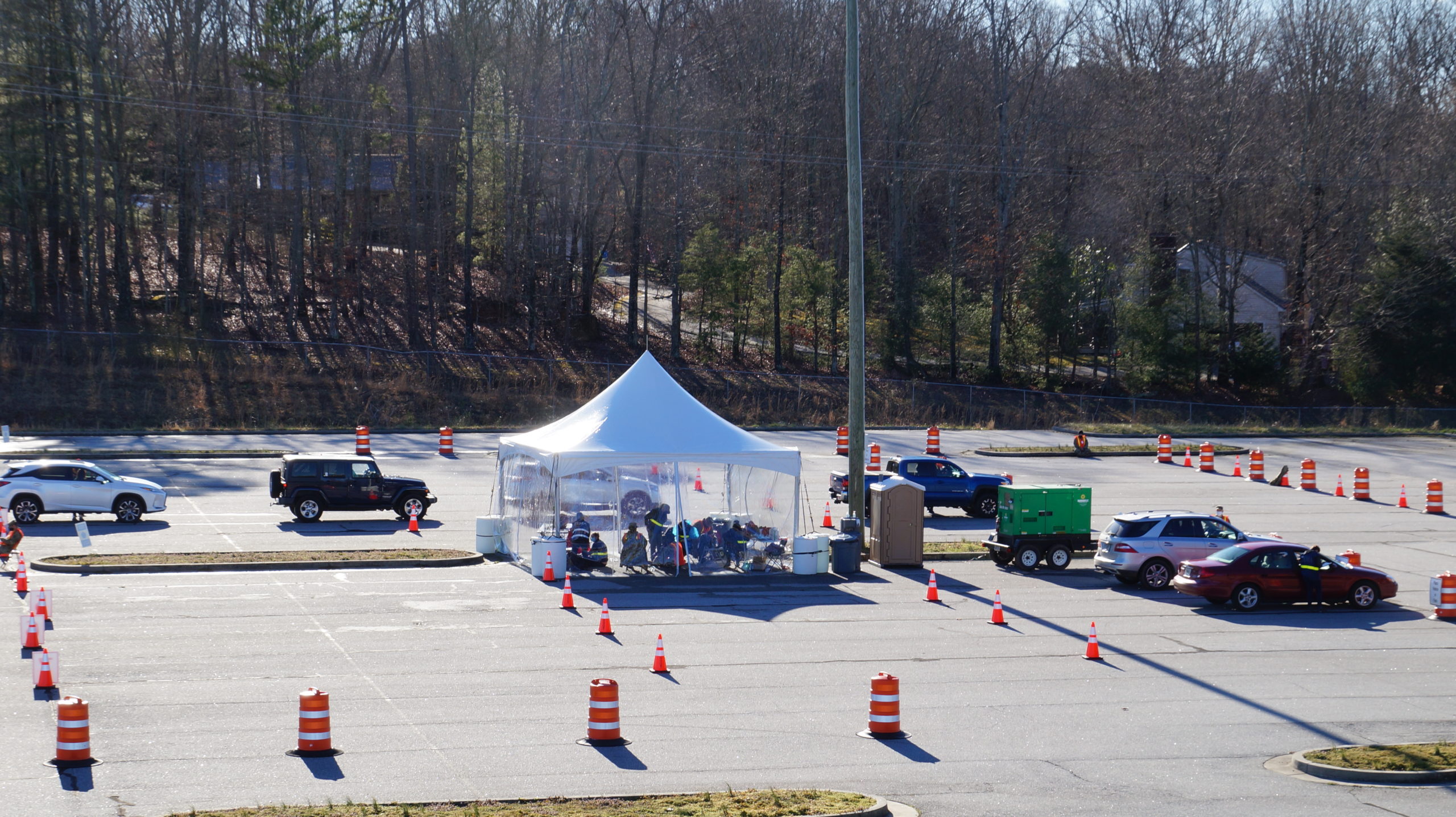 Habersham County Fairgrounds vaccination site