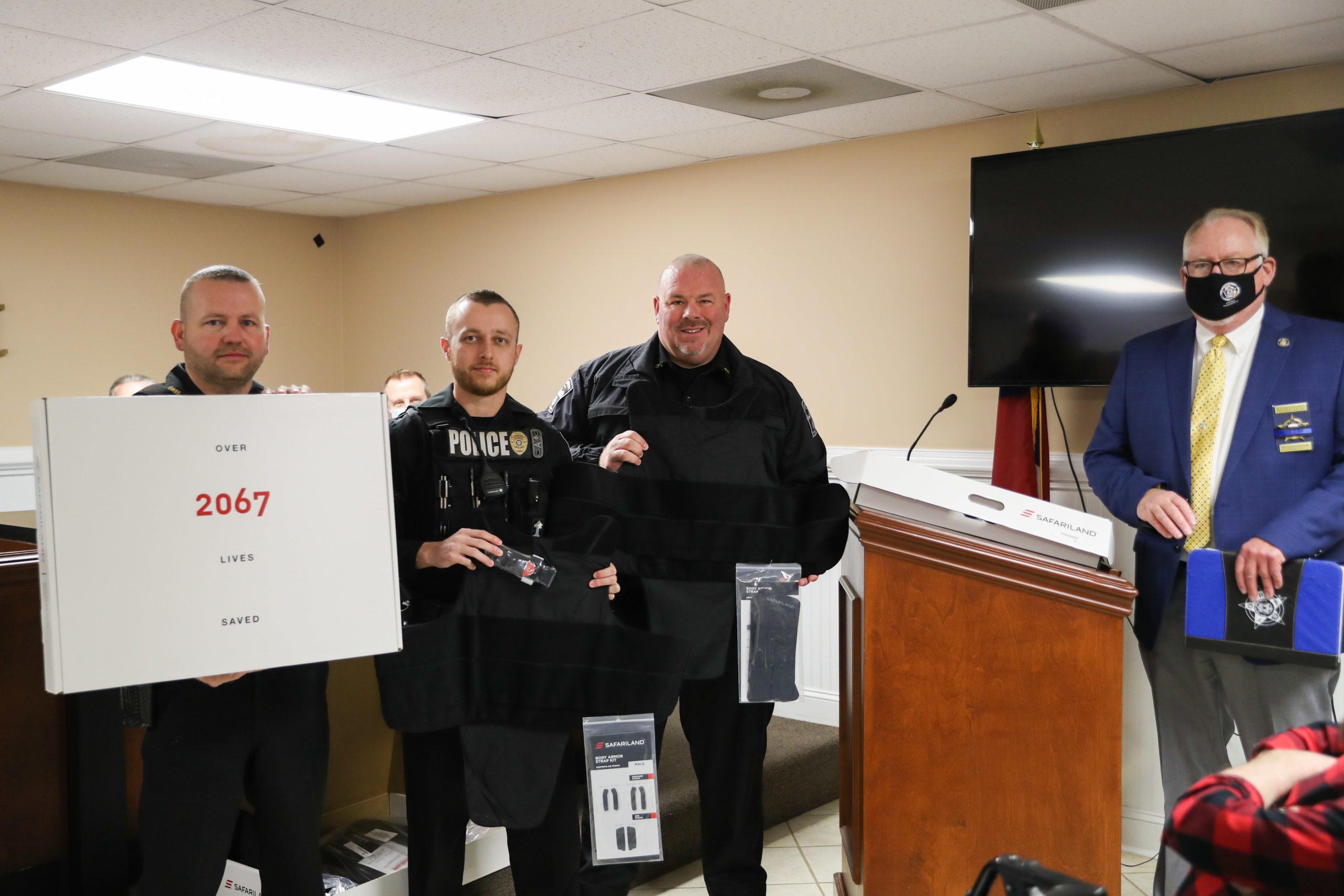 DPD Bulletproof vests