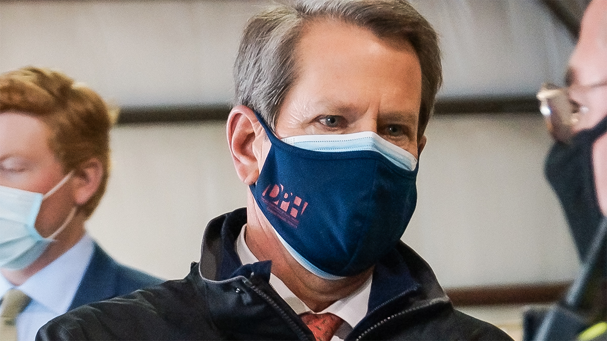 Gov. Kemp at Habersham vaccination site