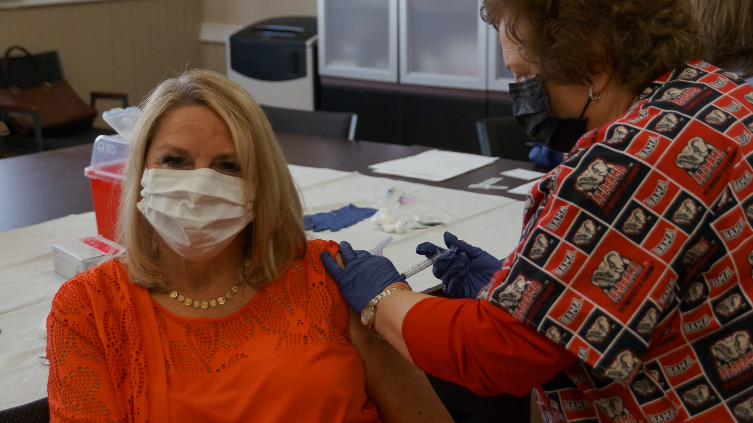 Rhonda Andrews, COVID vaccine