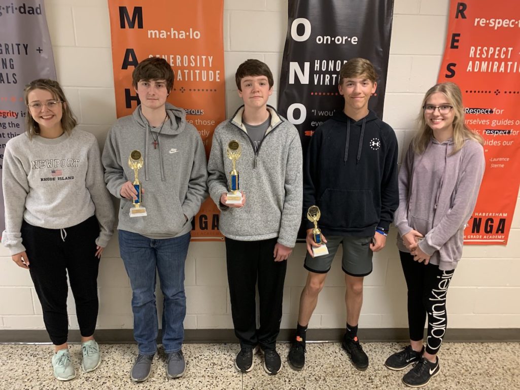 NGA Math Tournament winners